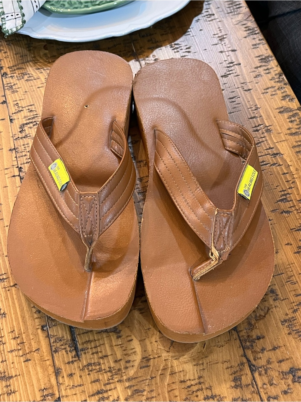 The healing sole orthopedic flip flops women’s 12 men’s 10.5 good condition